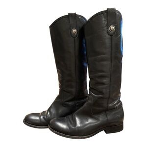 FRYE Melissa Button Tall Pull On Riding Boots #77167 Size 8.5B BB3